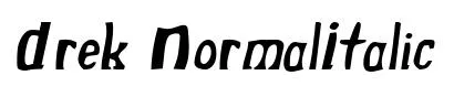 Drek NormalItalic