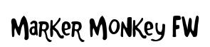 Marker Monkey FW original font preview