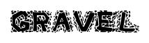 Gravel original font preview