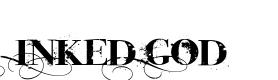iNked God original font preview