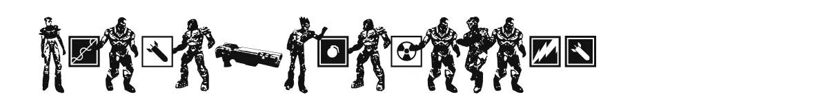 Quake3ArenaBats original font preview