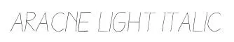 Aracne Light Italic