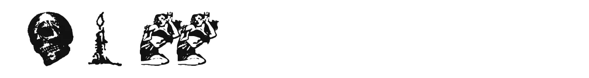 Horror Dingbats Eerie Edition font preview