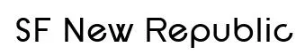 SF New Republic original font preview