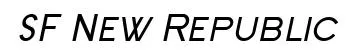 SF New Republic Sc Italic preview