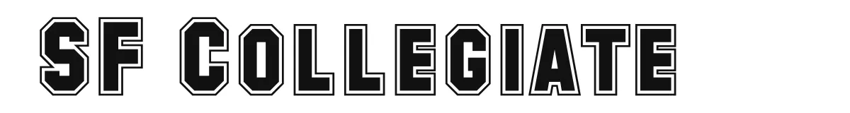 SF Collegiate font preview