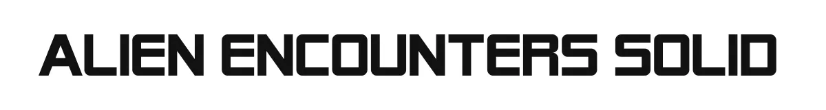 Alien Encounters Solid original font preview