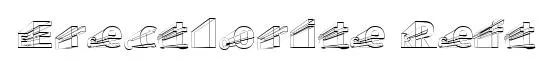 Erectlorite Reft original font preview