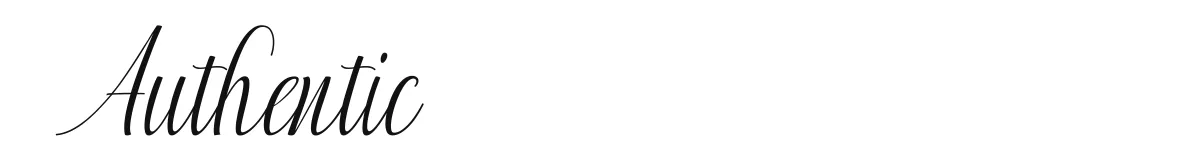 Authentic original font preview