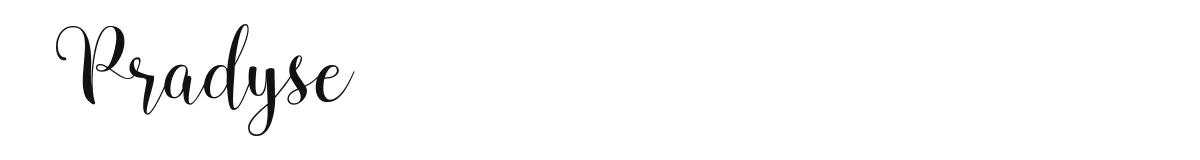 Pradyse font preview