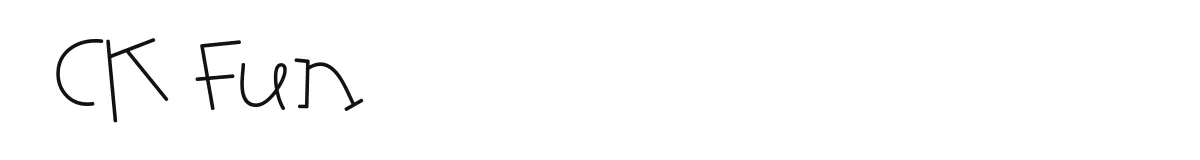 CK Fun original font preview