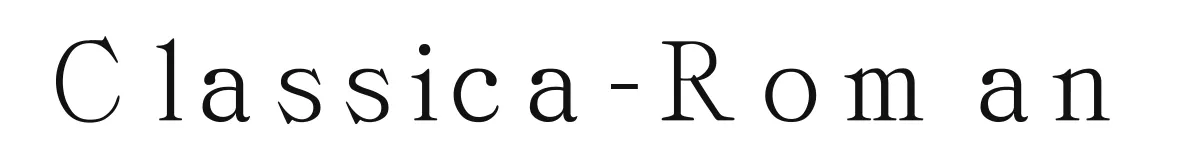 Classica-Roman original font preview