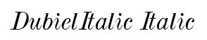 DubielItalic Italic