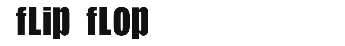 Flip Flop original font preview
