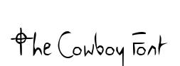 The Cowboy Font