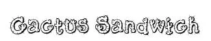 Cactus Sandwich font preview