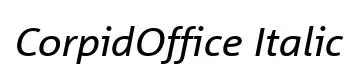 CorpidOffice Italic