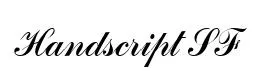 Handscript SF original font preview