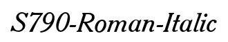 S790-Roman-Italic