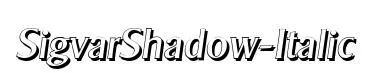 SigvarShadow-Italic