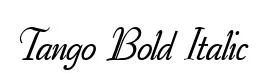 Tango Bold Italic