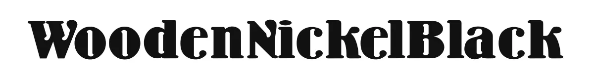 WoodenNickelBlack original font preview