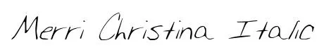 Merri Christina Italic