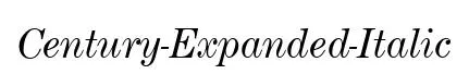 Century-Expanded-Italic