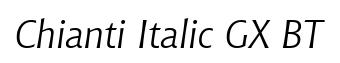 Chianti Italic GX BT
