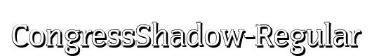 CongressShadow-Regular