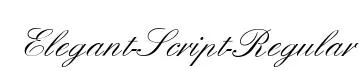 Elegant-Script-Regular