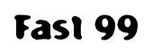 Fast 99 original font preview