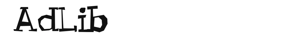 AdLib original font preview