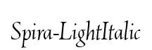 Spira-LightItalic