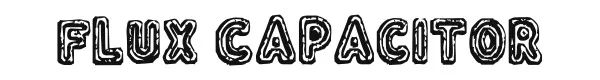 Flux Capacitor original font preview