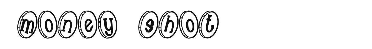Money Shot original font preview