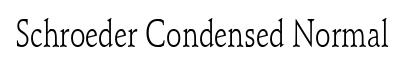 Schroeder Condensed Normal