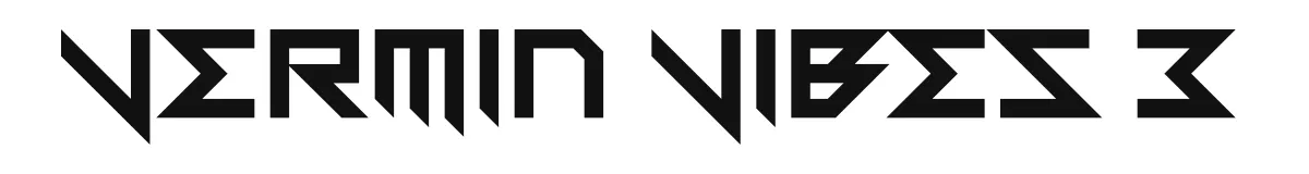 Vermin Vibes 3 original font preview