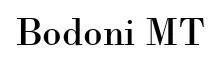 Bodoni MT