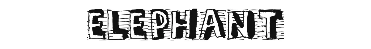 Elephant font preview