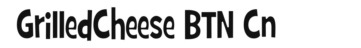 GrilledCheese BTN Cn original font preview