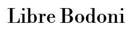 Libre Bodoni