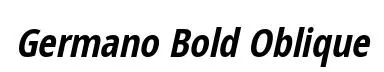 Germano Bold Oblique