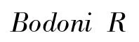 Bodoni  R