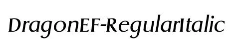 DragonEF-RegularItalic