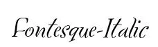 Fontesque-Italic