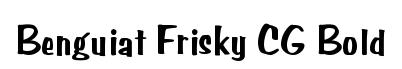 Benguiat Frisky CG Bold