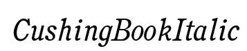 CushingBookItalic