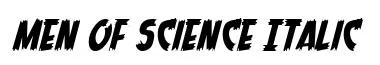 Men of Science Italic