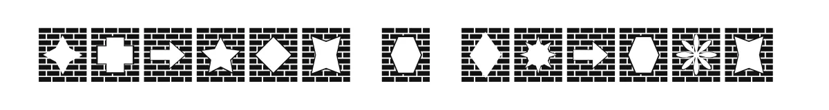 Bricks n Things original font preview